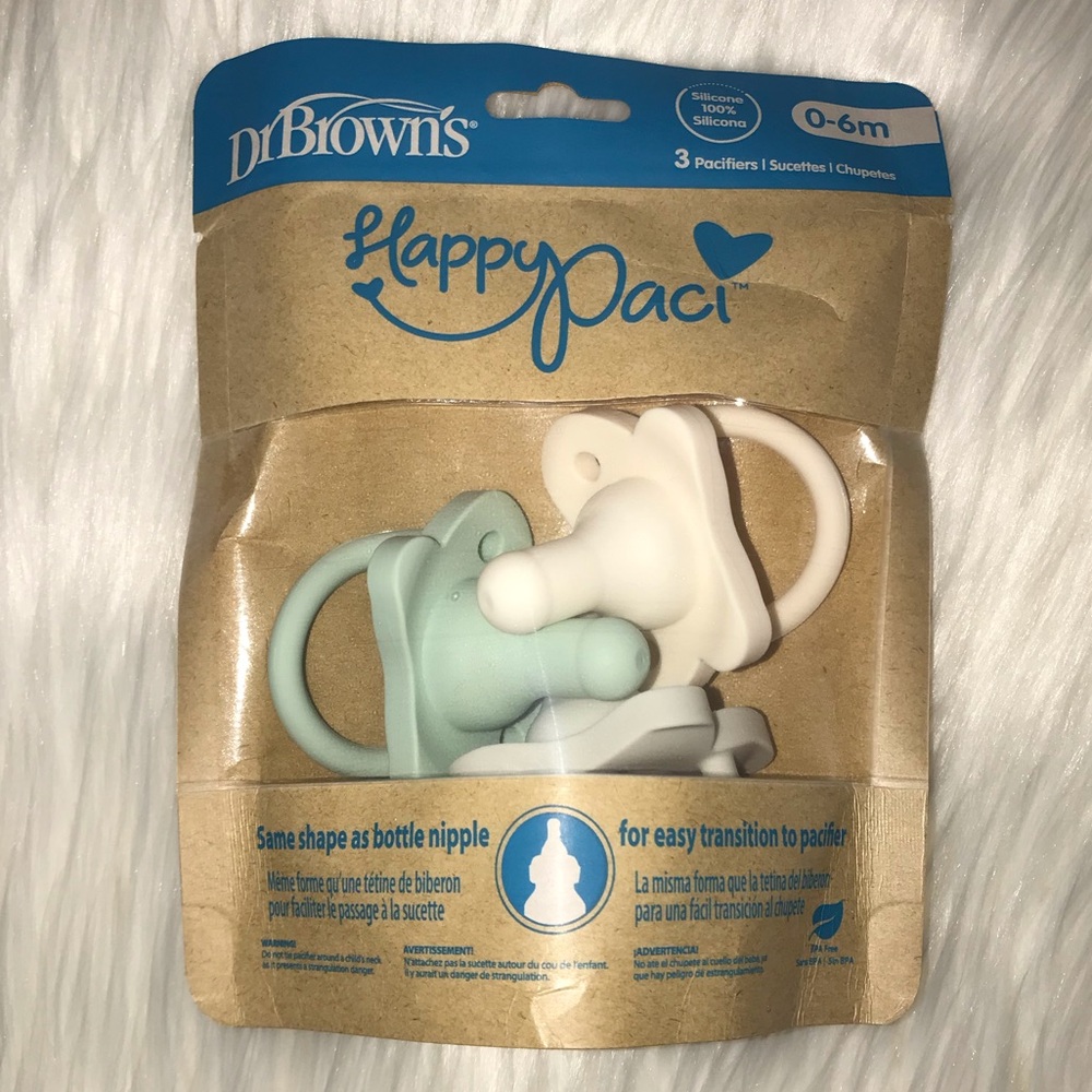 Dr. Brown's HappyPaci Pacifiers 3-Pack